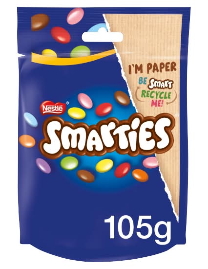 Smarties Milk Chocolate Sharing Bag (105g)