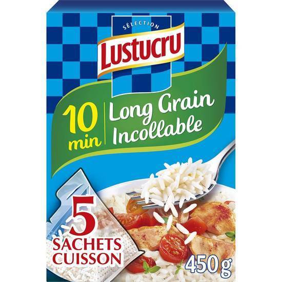 Riz long grain incollable LUSTUCRU 450g