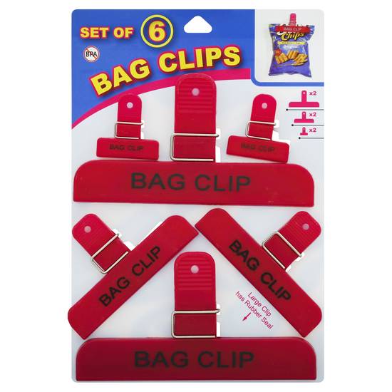 Culinary Elements Bag Clips (6 ct)