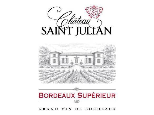 Chateau Saint Julian Bordeaux Supérieur (750ml bottle)