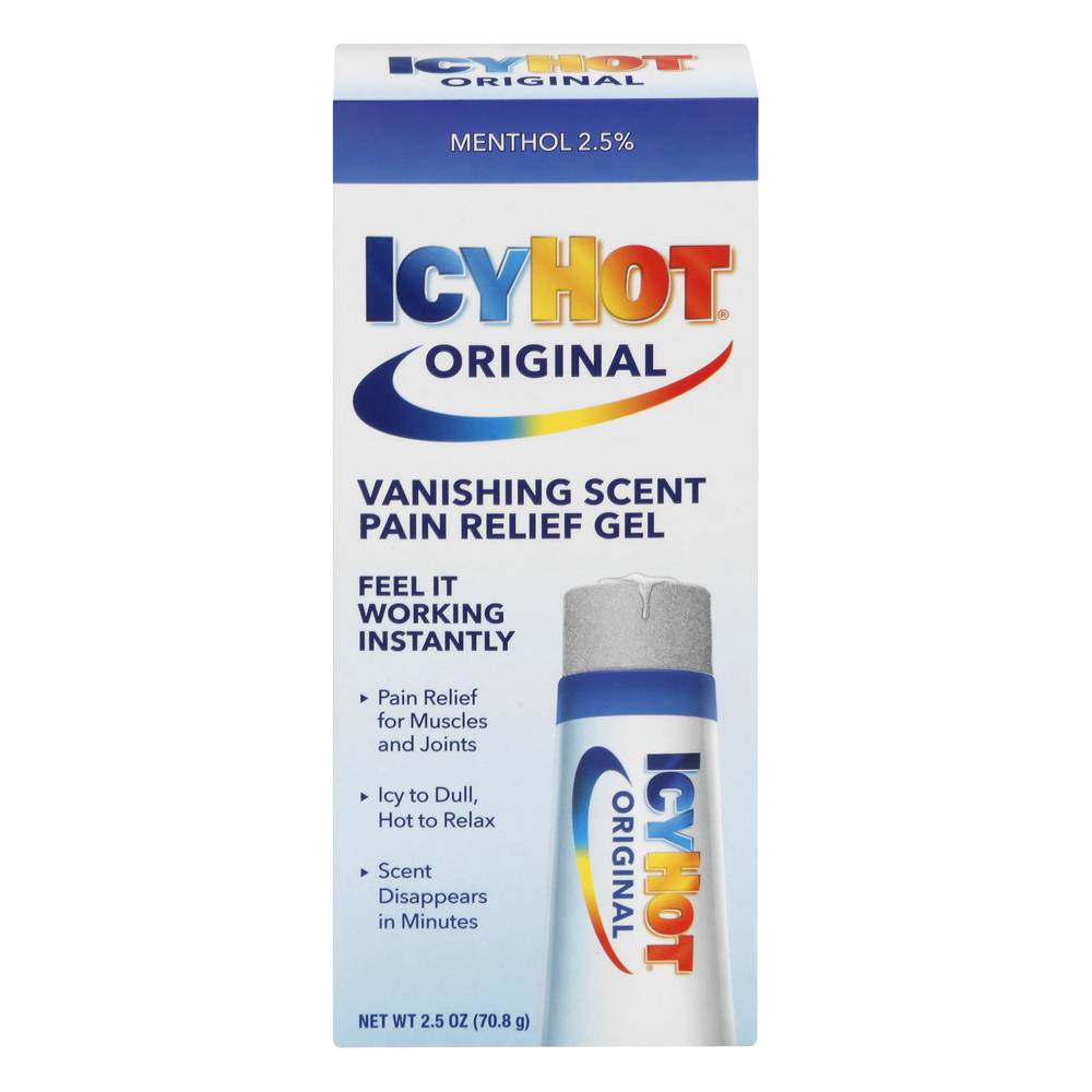 Icy Hot Original Vanishing Scent Pain Relief Gel