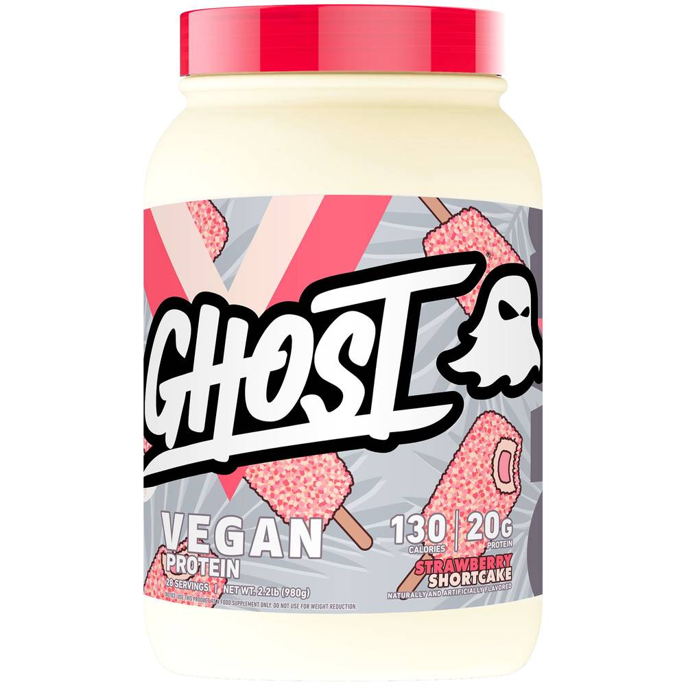 Ghost Vegan Protein Powder (strawberry shortcake)