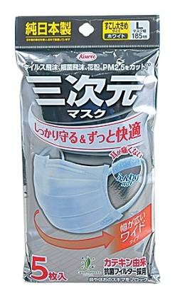 三次元マスク≪大きめ≫(5枚)