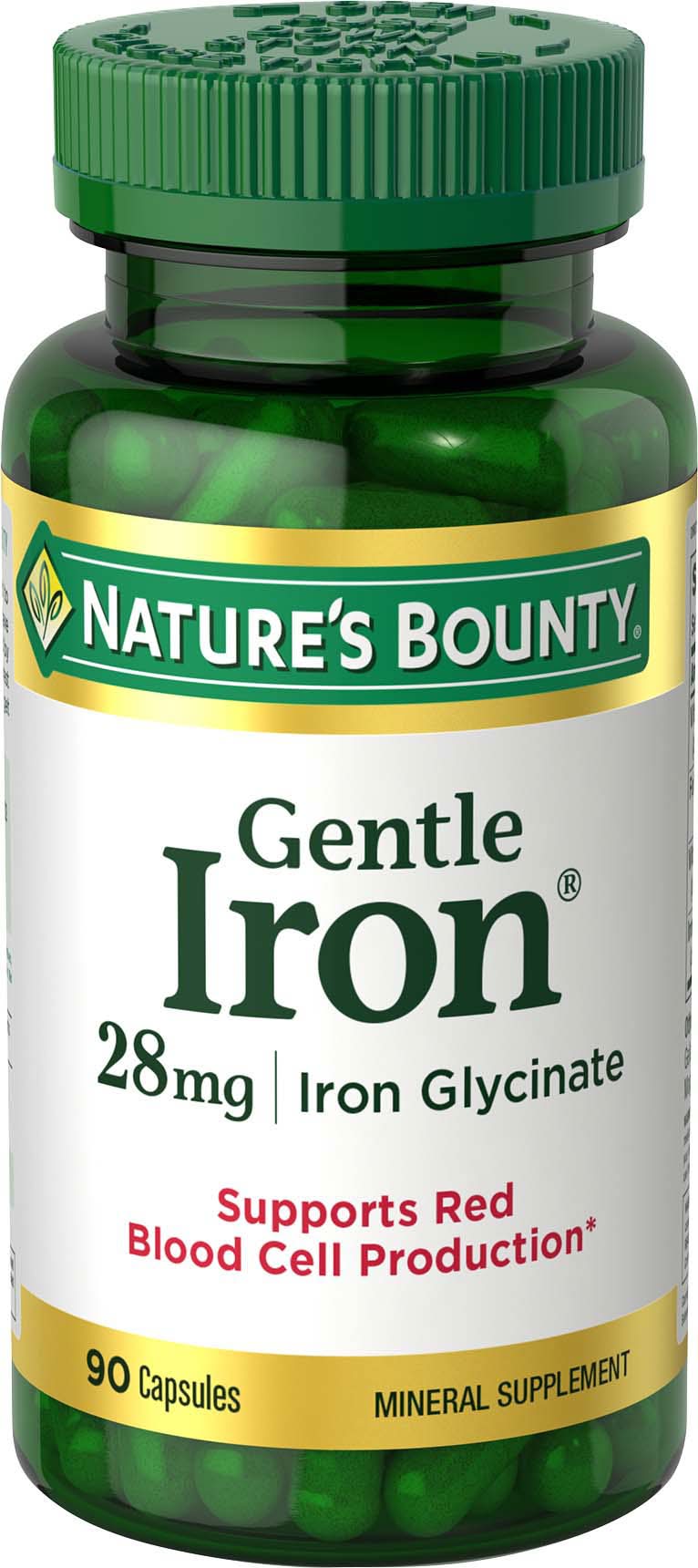Nature's Bounty Gentle Iron Capsules (3.2 oz)