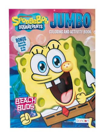 Licensed Jumbo Coloring & Activity Book Beach Buds