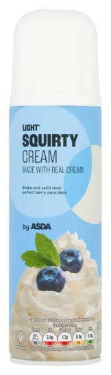 ASDA Light Squirty Cream (250g)