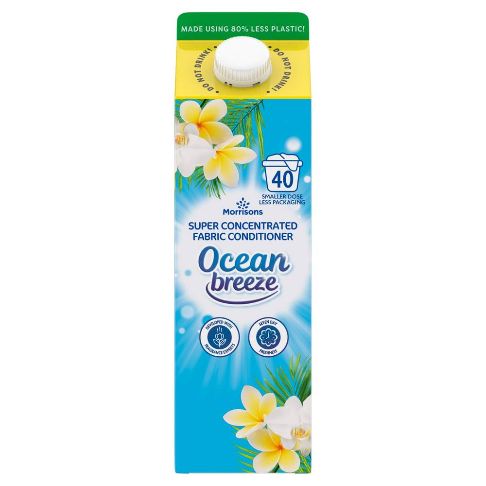 Morrisons Ocean Breeze Fabric Conditioner 40 Washes (1L)