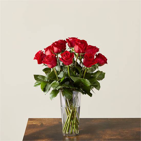 Order 12 Long Stem Red Roses food online from Proflowers store, Novato on bringmethat.com
