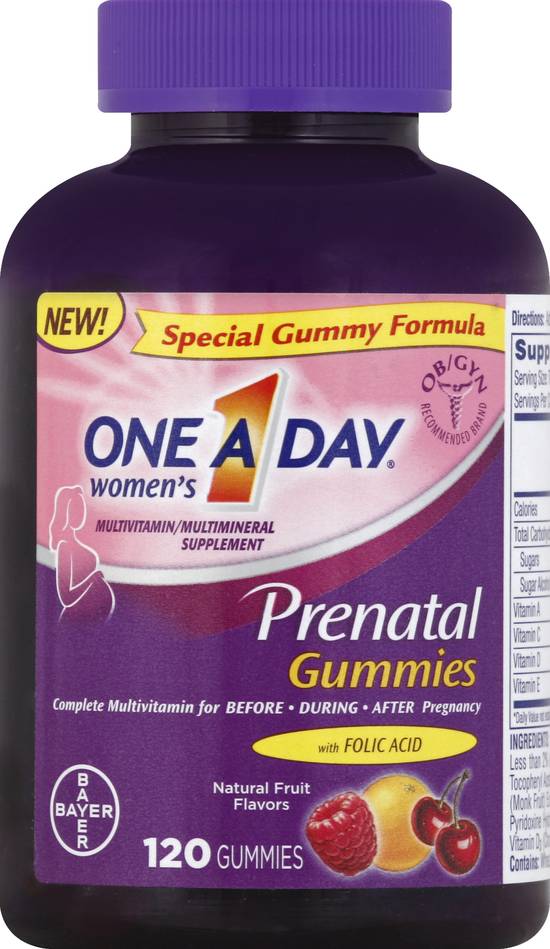 One a Day Women's Prenatal Multivitamin Multimineral Supplement (120 ct)