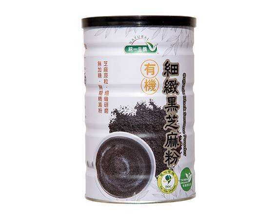 統一生機-有機細緻黑芝麻粉(350g/罐)