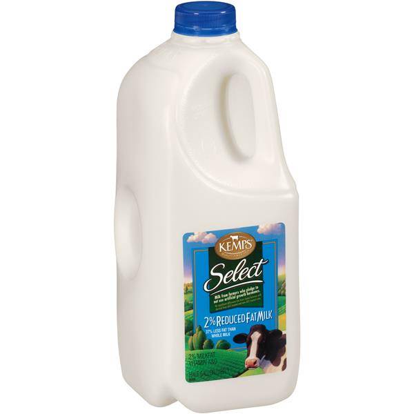 Kemps Select 2% Reduced Fat Milk (1/2 gal)
