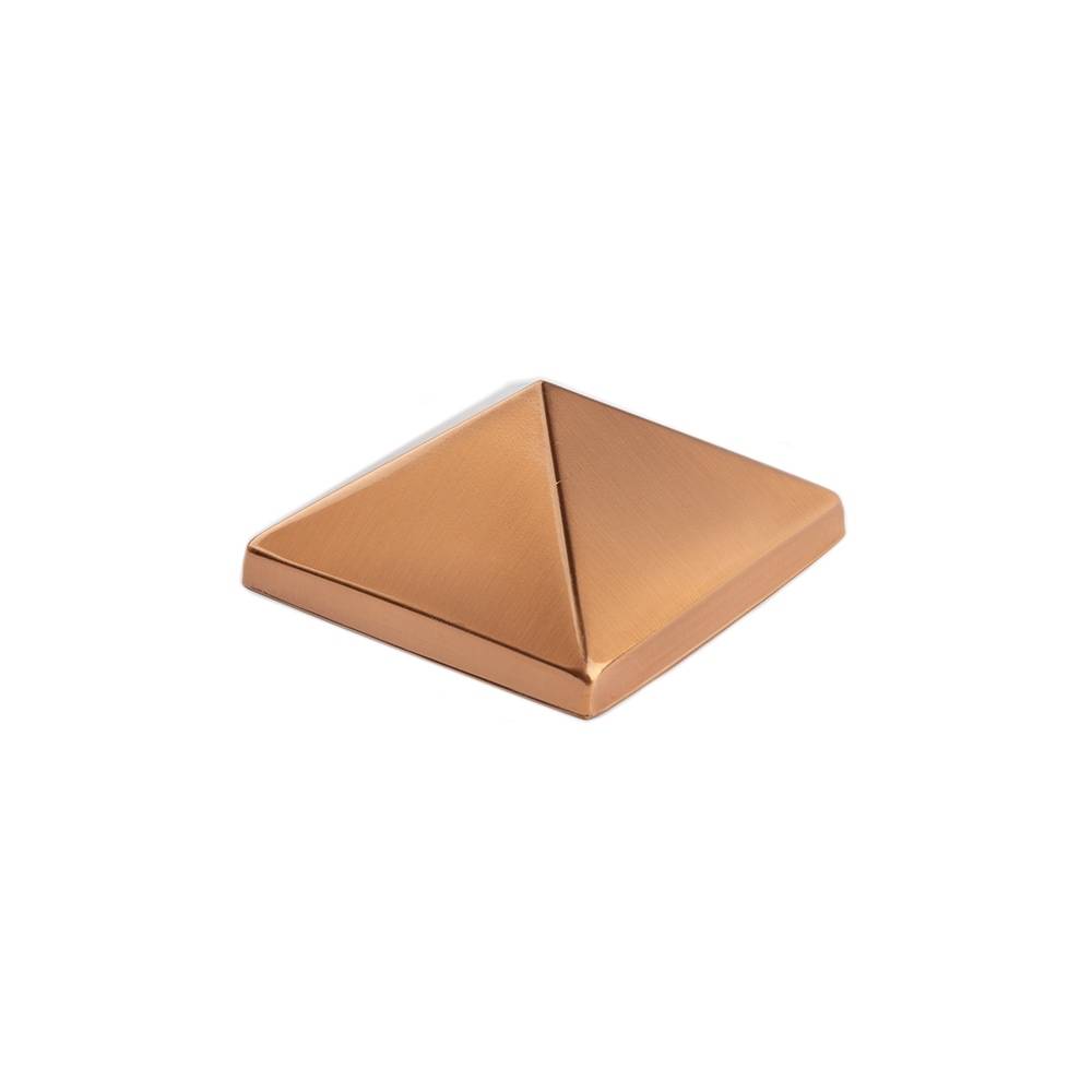 Deckorators 4-in x 4-in Copper Plastic Deck Post Cap | 72829