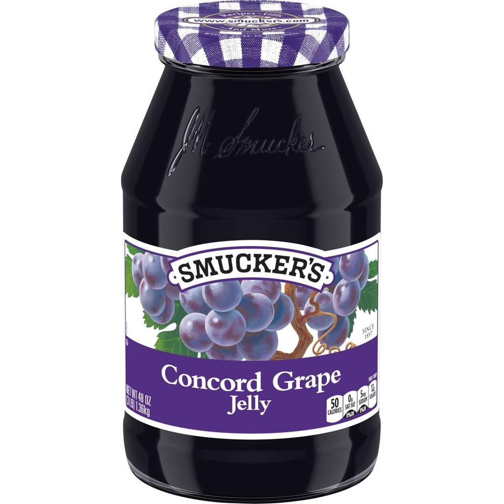 Smucker's - Concord Grape Jelly, 48 oz (6 Units per Case)