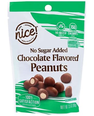 Nice! No Added Sugar Chocolate Flavored Peanuts (3.5 oz)