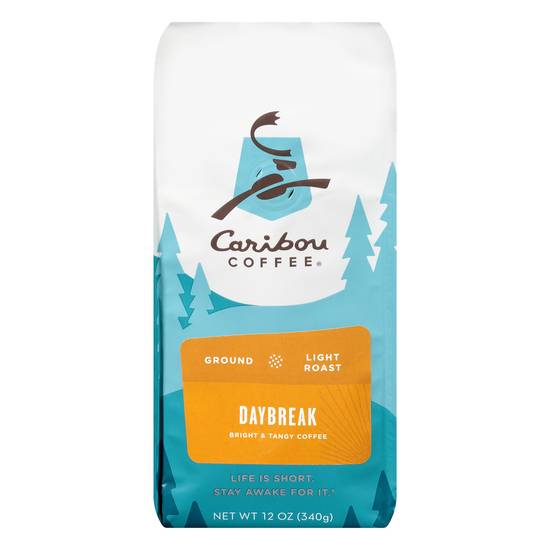 Caribou Coffee Daybreak Light Roast Ground Coffee (12 oz)