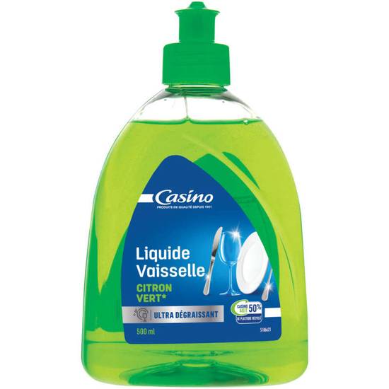 CASINO - Liquide vaiselle - Citron vert - 500ml