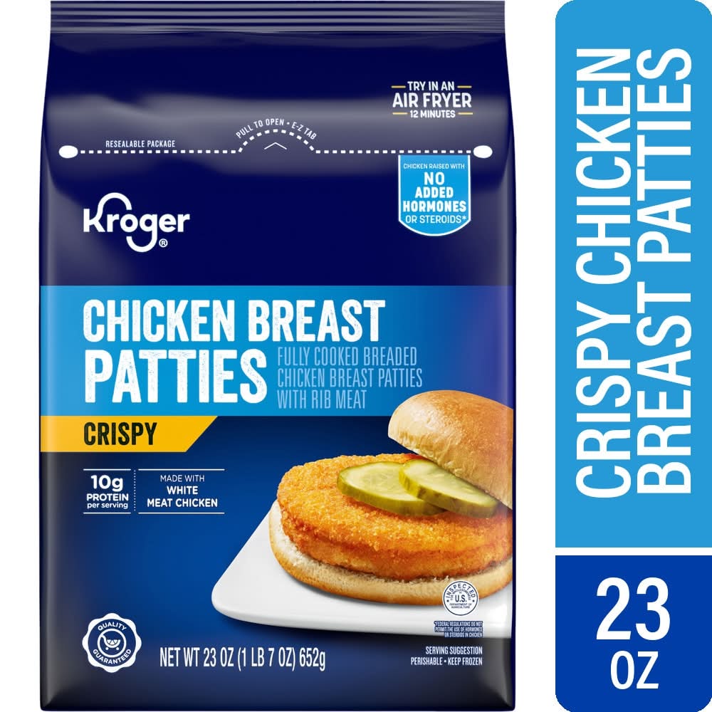 Kroger Crispy Chicken Breast Patties (23 oz)