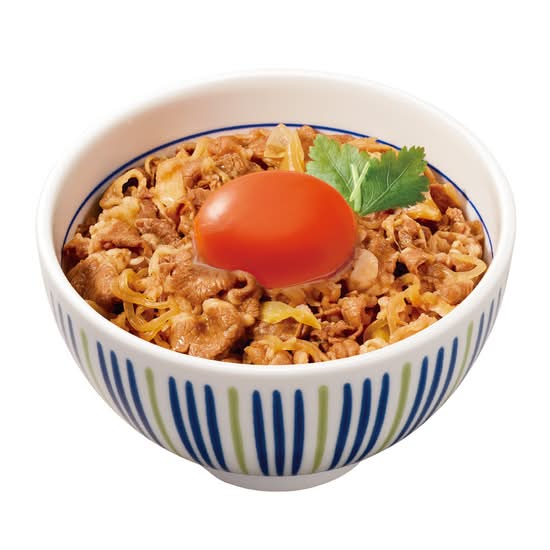 とろたま牛すき丼 Beef Sukiyaki Rice Bowl w/Raw Egg
