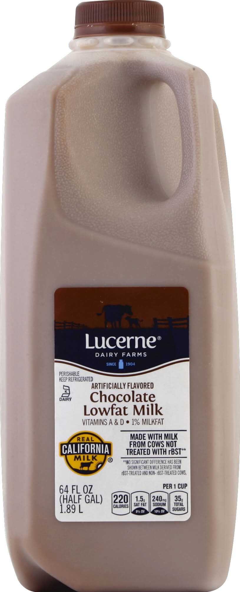 Lucerne 1% Lowfat Milk, Chocolate (64 fl oz)