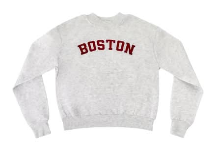 Juniors Sweatshirt Medium Pastel Gray