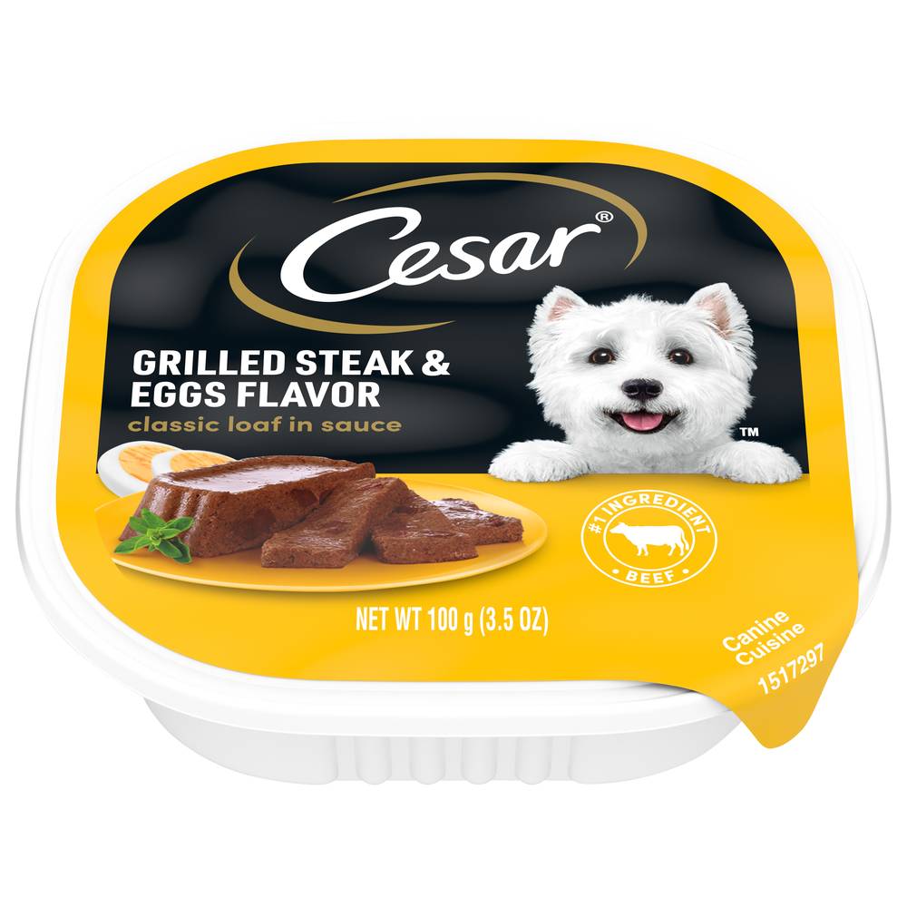 Cesar Grilled Steak & Eggs Flavor Classic Loaf in Sauce (3.5 oz)