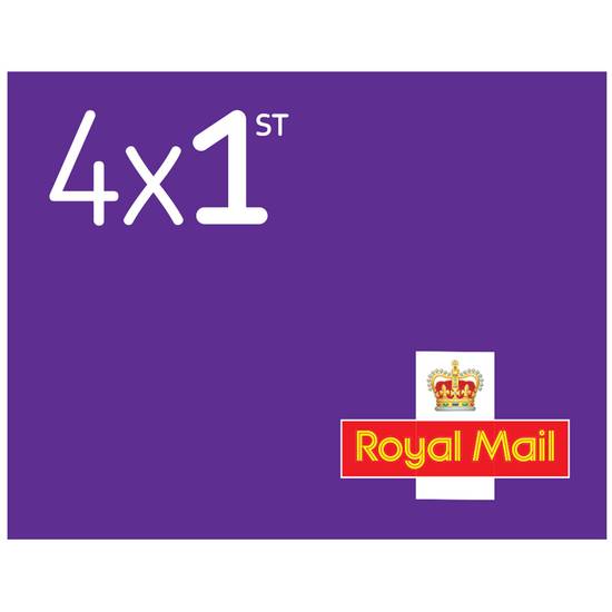 Royal Mail First Class Stamps x4