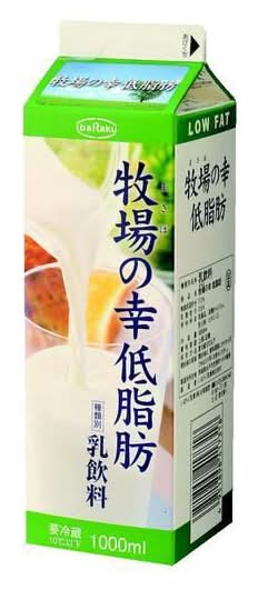 いばらく乳業 牧場の幸 低脂肪 (1L)