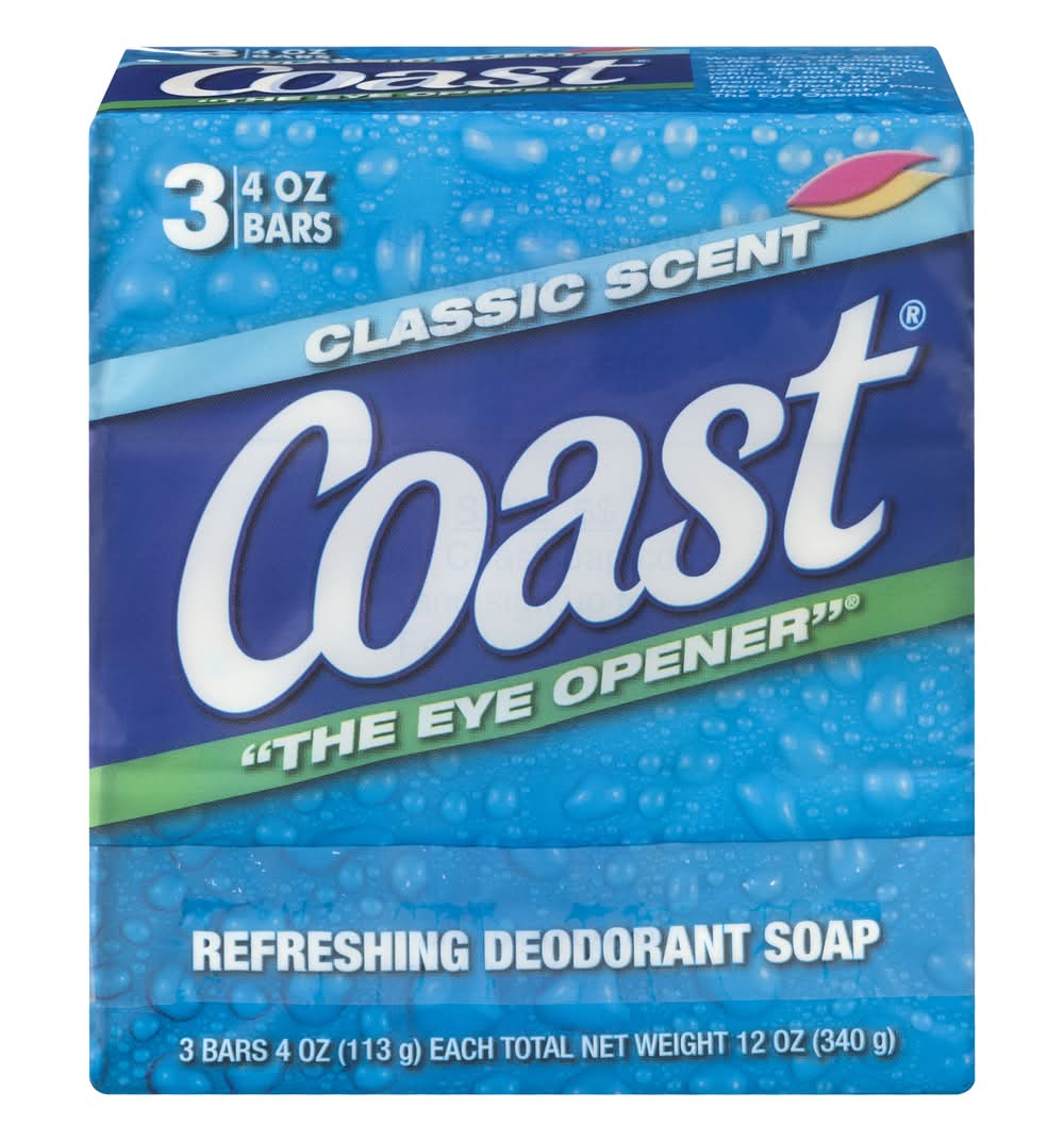 Coast Classic Scent Refreshing Deodorant Soap (12 oz)