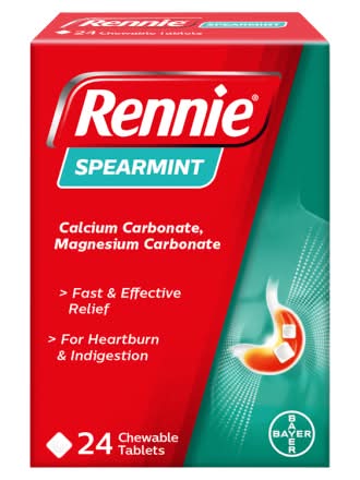 Rennie Spearmint Chewable Tablets (24 pack)