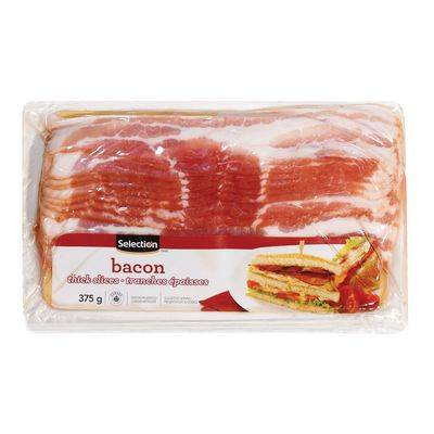 Selection bacon en tranches épaisses (375 g) - thick sliced bacon (375 g)