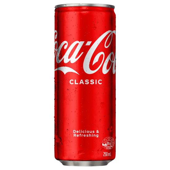 Coca-Cola Classic Soft Drink 250ml