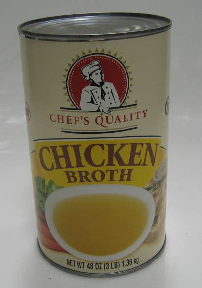 Chef's Quality - Chicken Broth - 48 oz Can