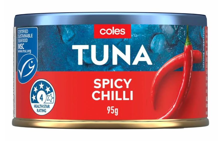 Coles Tuna, Spicy Chilli (95g)