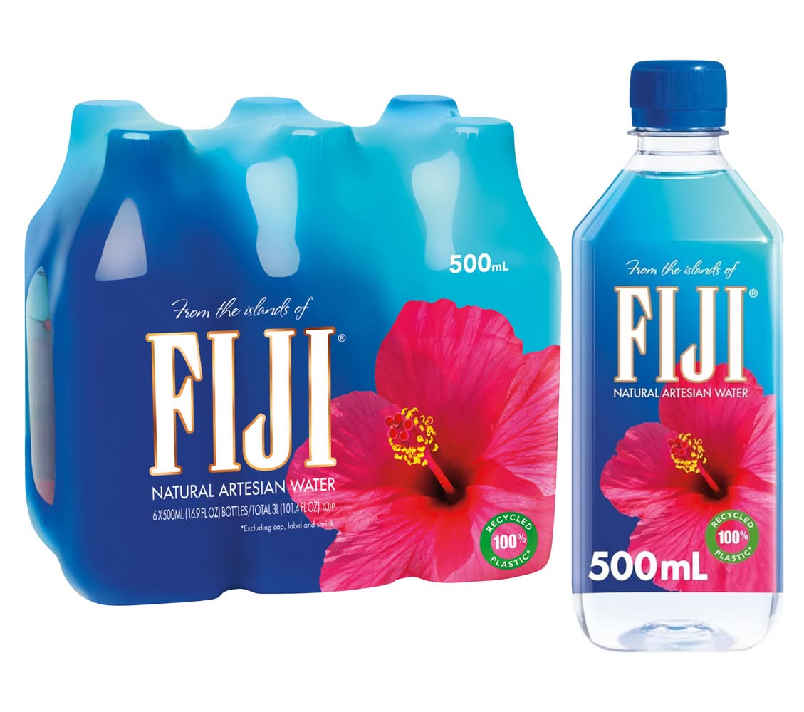 FIJI Natural Artesian Water (6 x 16.9 fl oz)