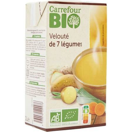 FID - Soupe  7 légumes CARREFOUR BIO - la brique d'1L