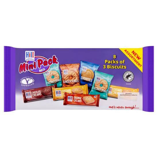 Hill Biscuits 8Pk Mini Pack Mix