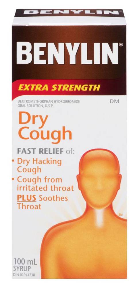 Benylin Extra Strength Dry Cough Syrup (100 ml)