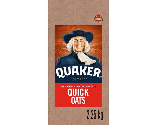 Quaker · Gruau rapide - Quick oats (2.25kg)