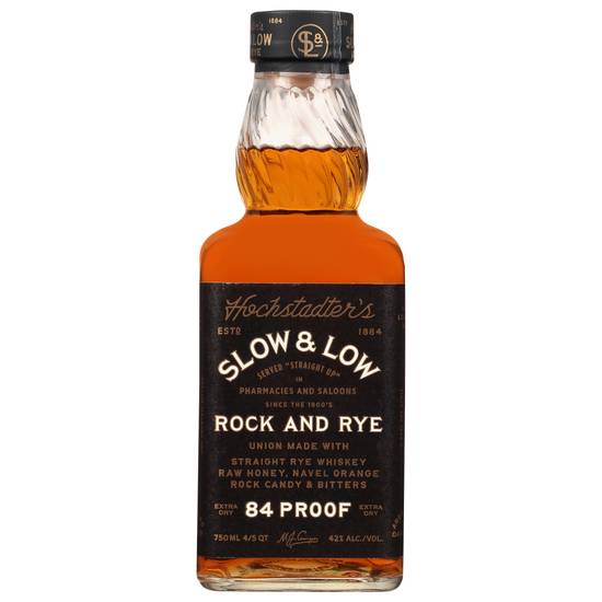 Hochstadter's Slow & Low Rock and Rye Whiskey (750 ml)