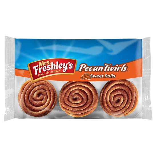 Mrs. Freshley's Twirls Pecan Sweet Rolls