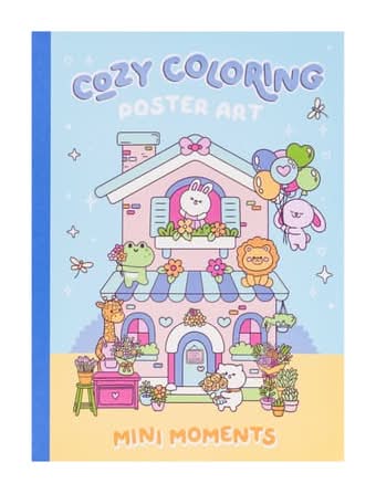 Kaleidoscope Coloring Pattern Scapes Poster Art Book Mini Moments
