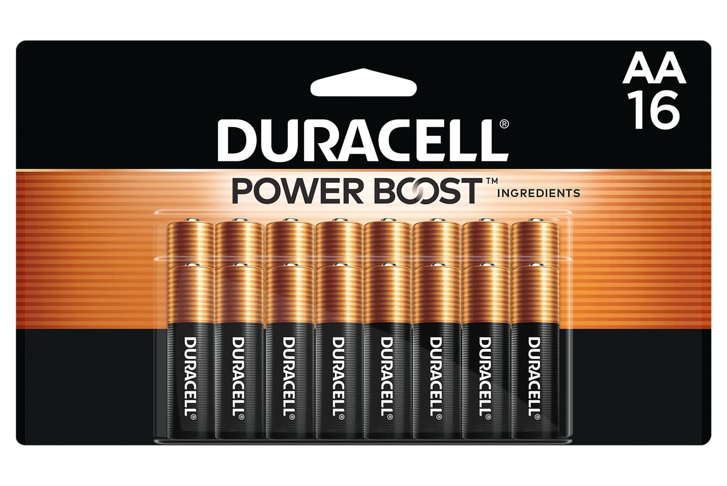 Duracell Power Boost Batteries 1.5v, AA (16 ct)