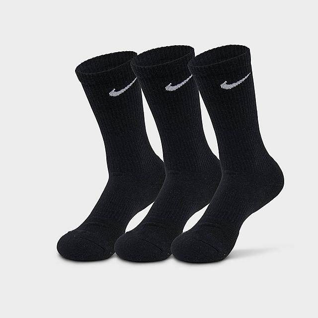 Nike Everyday Cushioned Training Crew Socks (3-Pack) (Large)