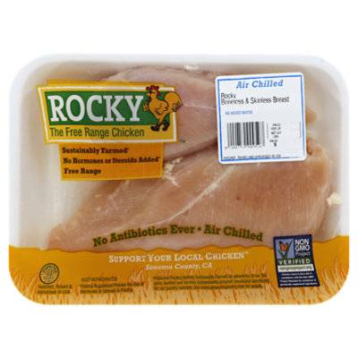 Rocky The Range Chicken Breast Boneless Skinless