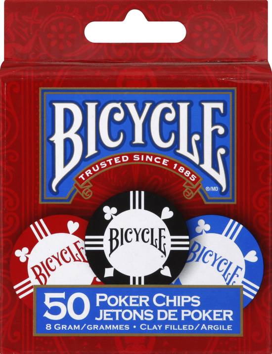 Bicycle Poker Chips Jetons De Poker ( 50 ct)