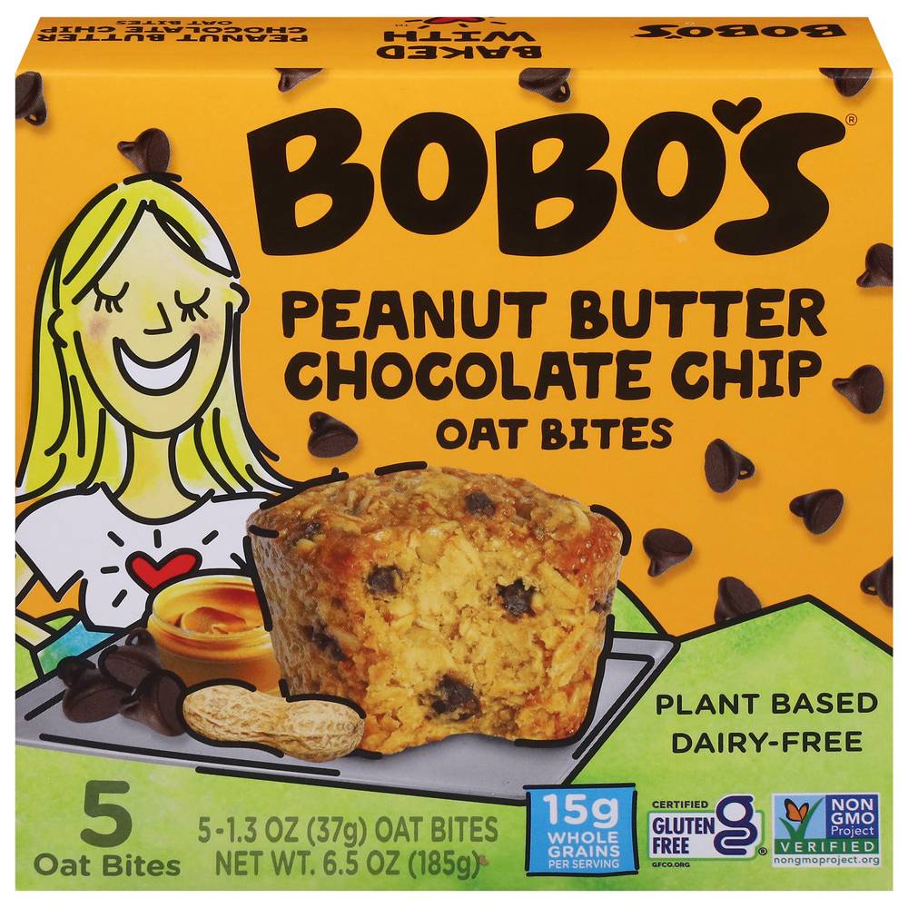 Bobo's Peanut Butter Chocolate Chip Oat Bites (6.5 oz)