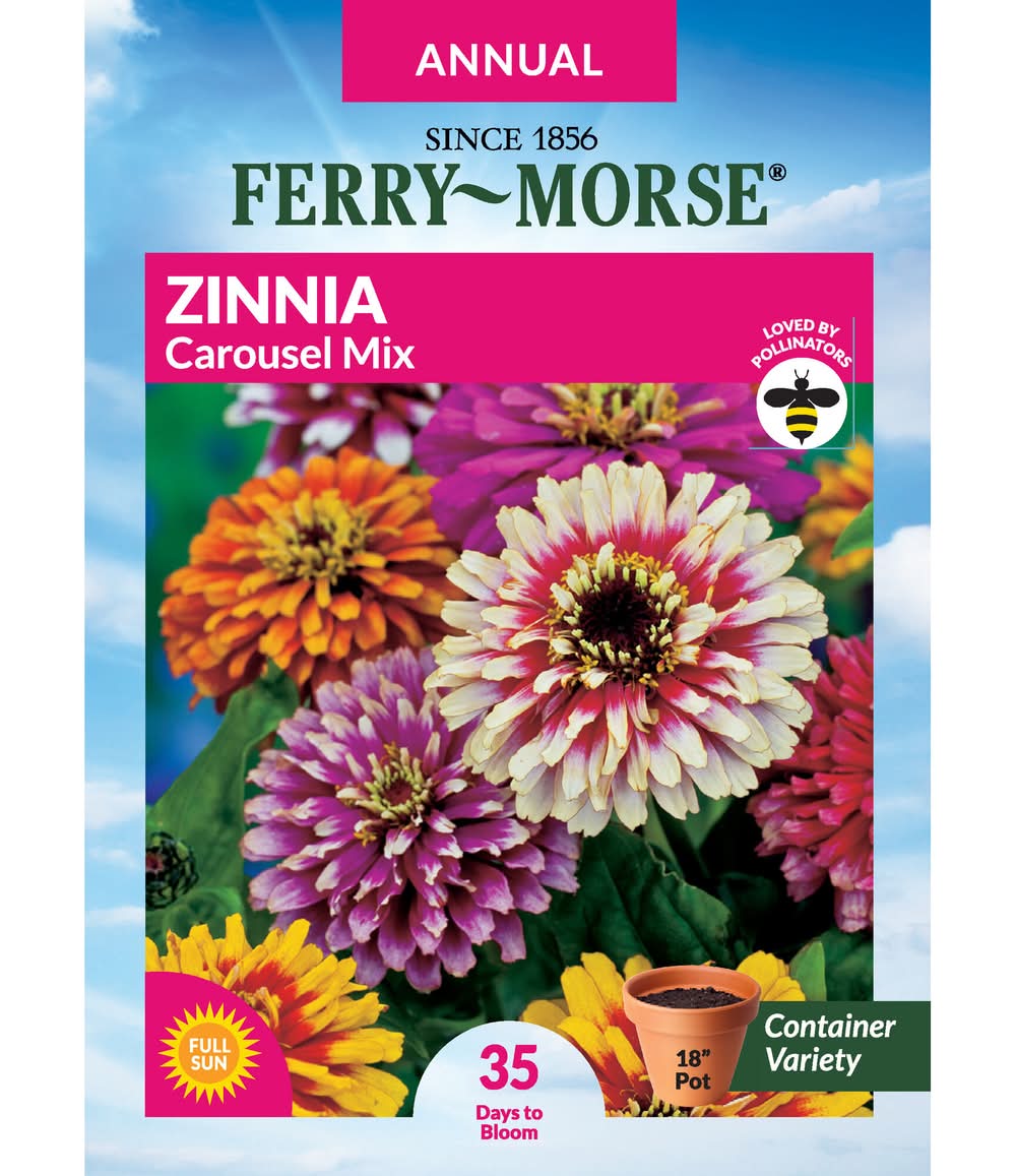 Ferry-Morse A ZINNIA CAROUSEL MIX
