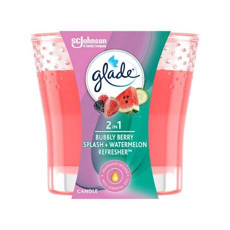 Glade bougie 2en1 (baie - melon - fraise)