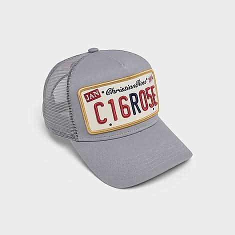 Christian Rose Private Plate C16 Snapback Trucker Hat (One Size)