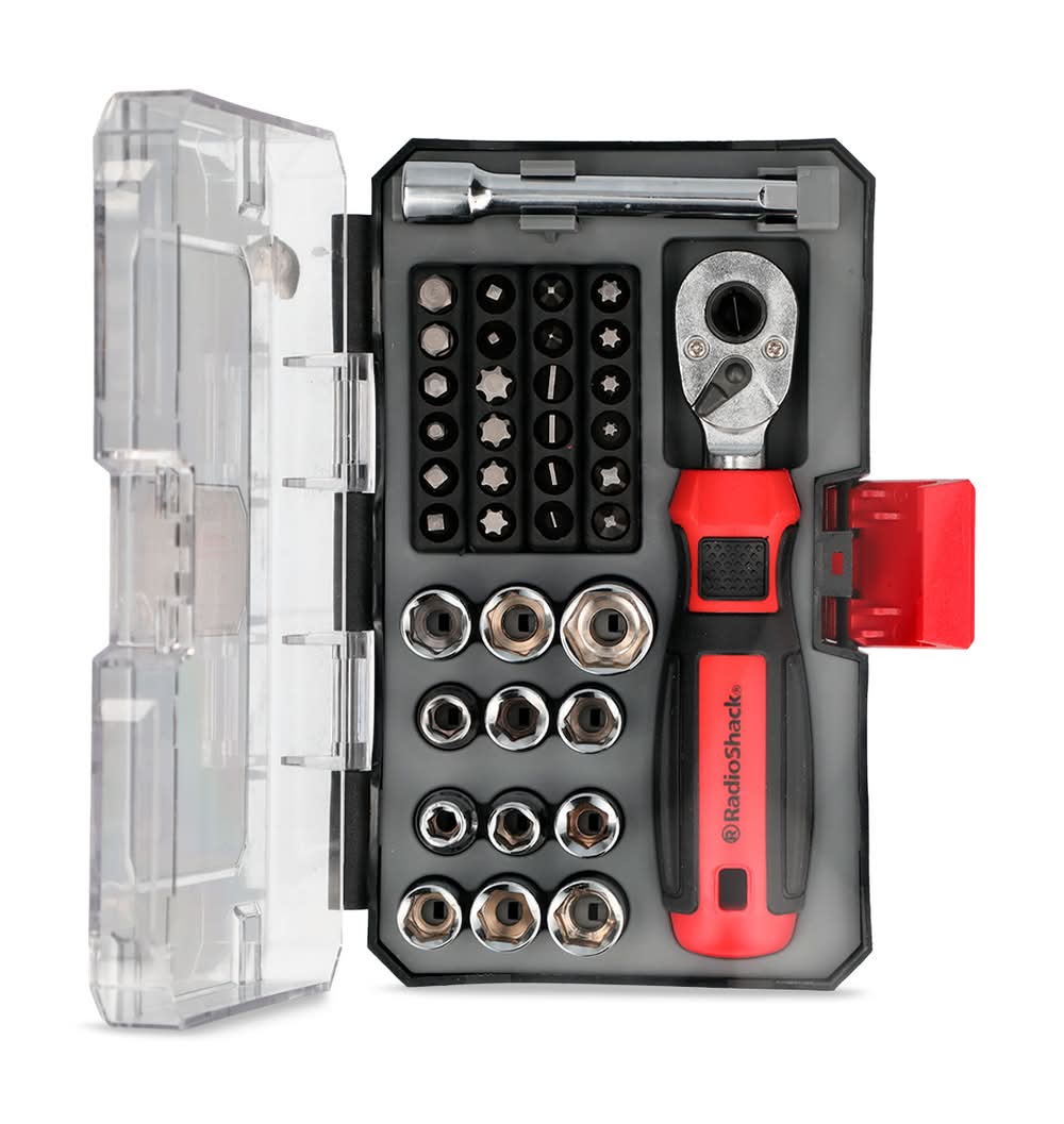 RadioShack · Set puntas de vaso y destornillador (38 un)